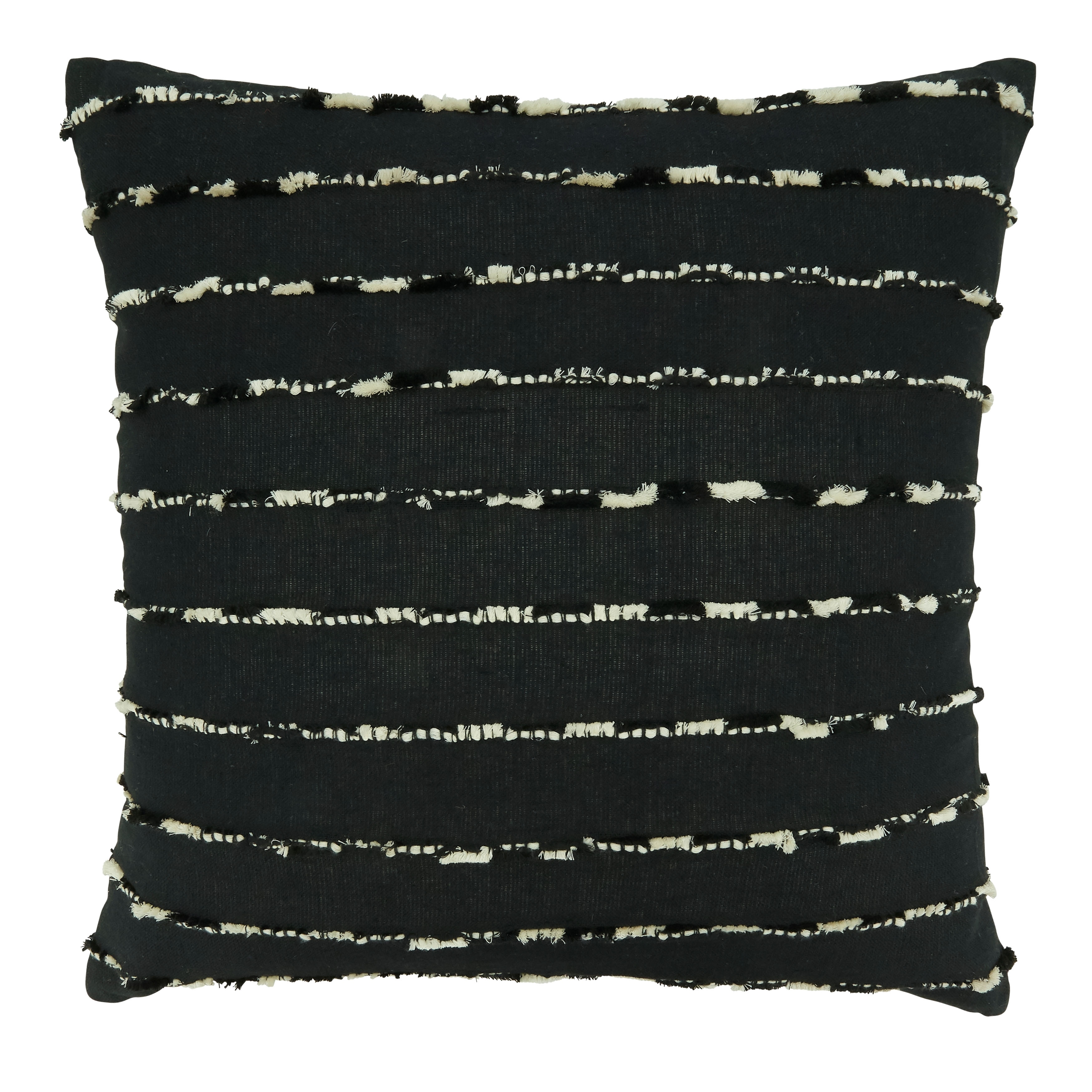 Throw Pillow With Stripe Design
