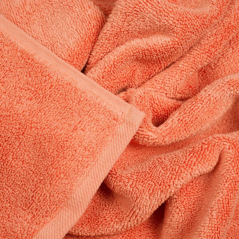 6PC Towel Set - Cotton Bathroom Accessories with 2 Bath Towels, 2 Hand Towels, and 2 Washcloths by Windsor Home