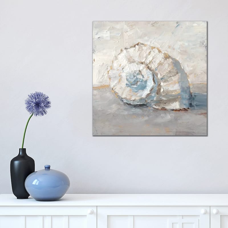 iCanvas "Blue Shell Study III" by Ethan Harper Canvas Print - 18x18x1.5