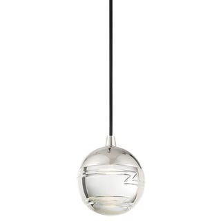 Kovacs P5591-L Hail 4" Wide LED Mini Pendant with Clear Glass