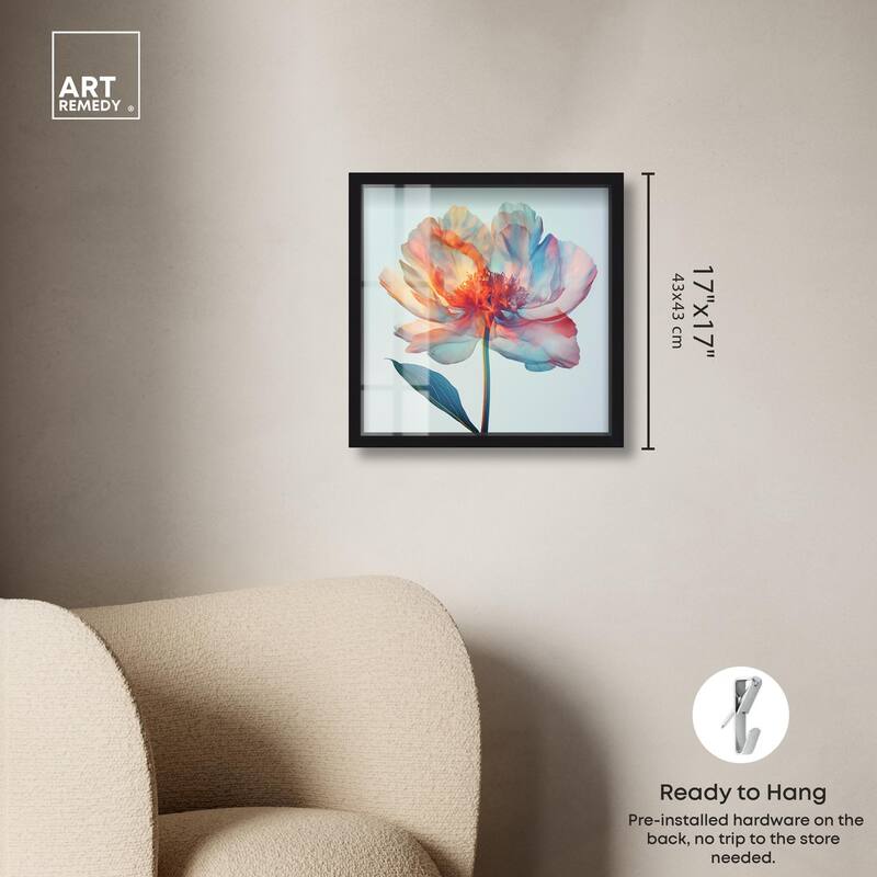 Peony Phases Shadowbox by Art Remedy