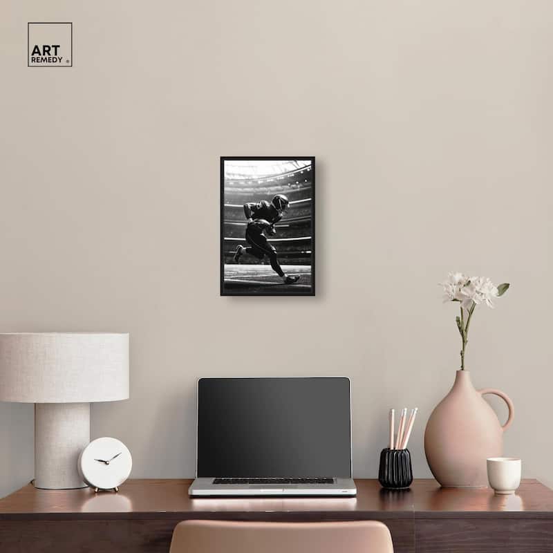 Football Stadium Canvas by Art Remedy
