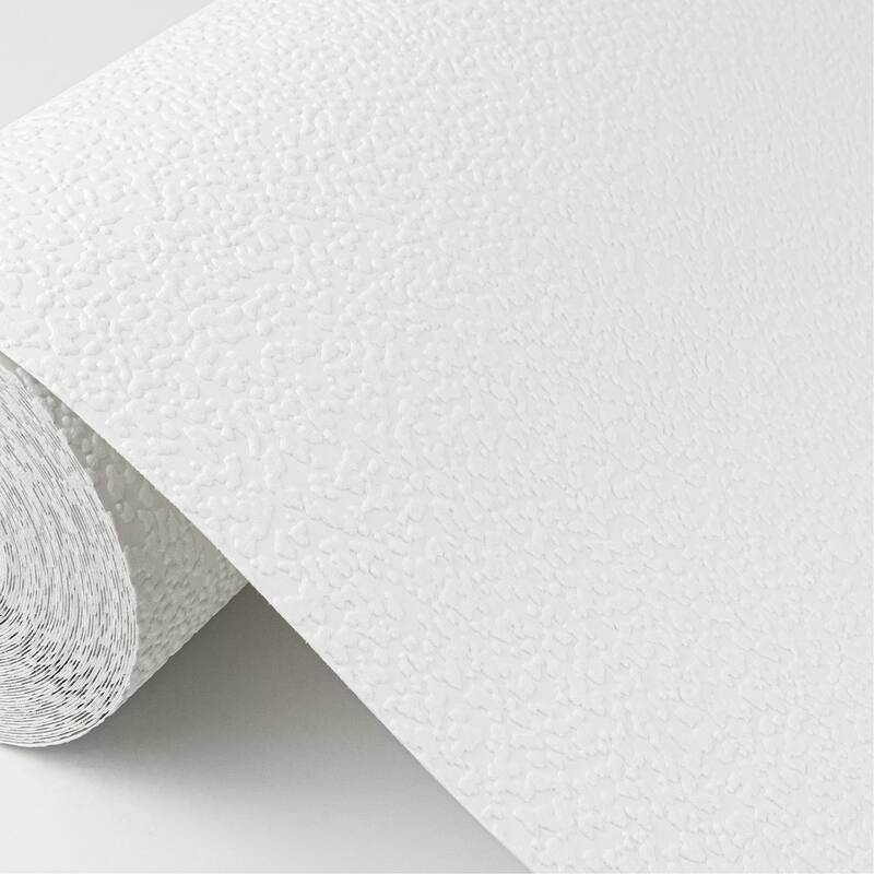 Brewster Arte White Spackle Paintable Wallpaper - 396in x 20.9in x 0.025in