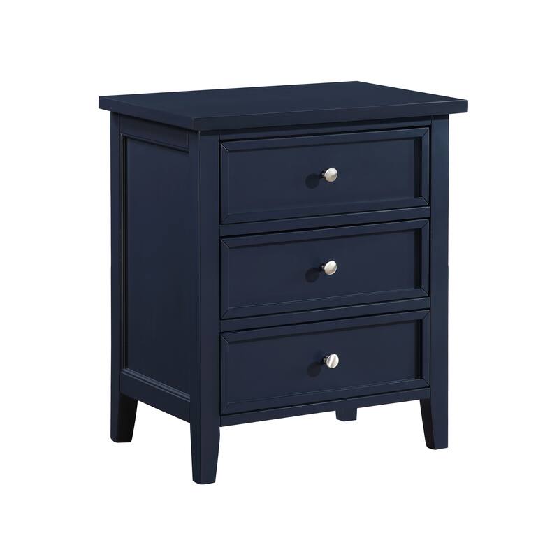 Luca 3-drawer Nightstand, Bedroom Furniture