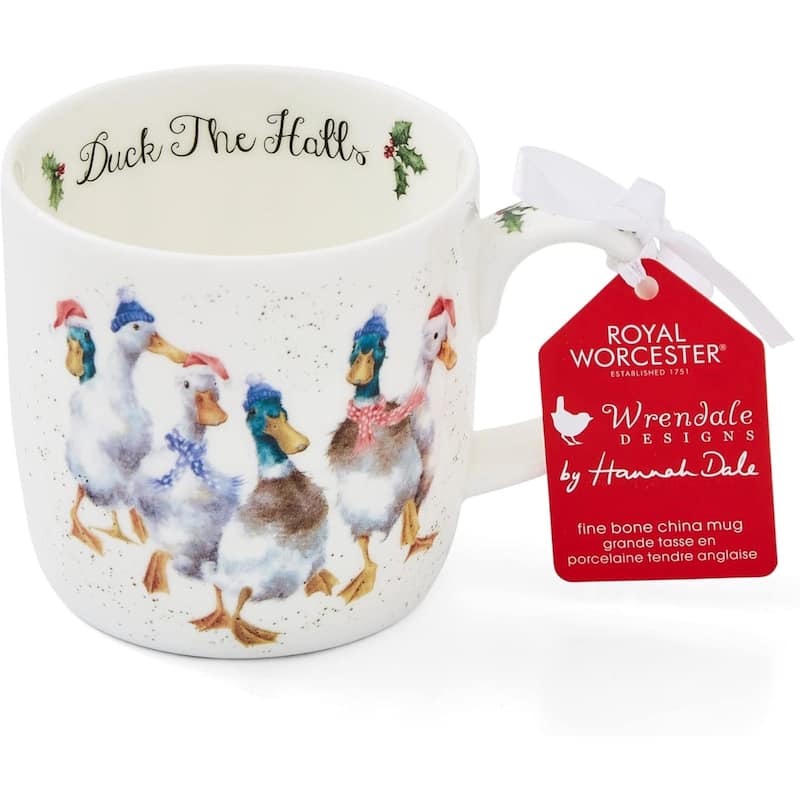 Royal Worcester Holiday Wrendale Designs 14 oz Mug