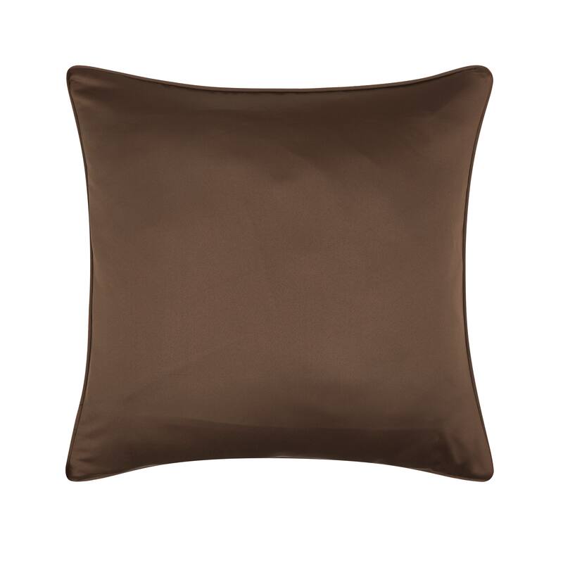 Odette Euro Sham - Chocolate - Euro Square