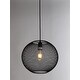 preview thumbnail 2 of 2, Black Sphere Mesh 1-Light Pendant