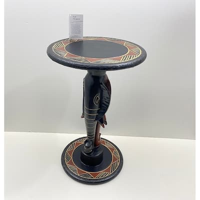 Double-sided Elephant Design Accent Table (Ghana)