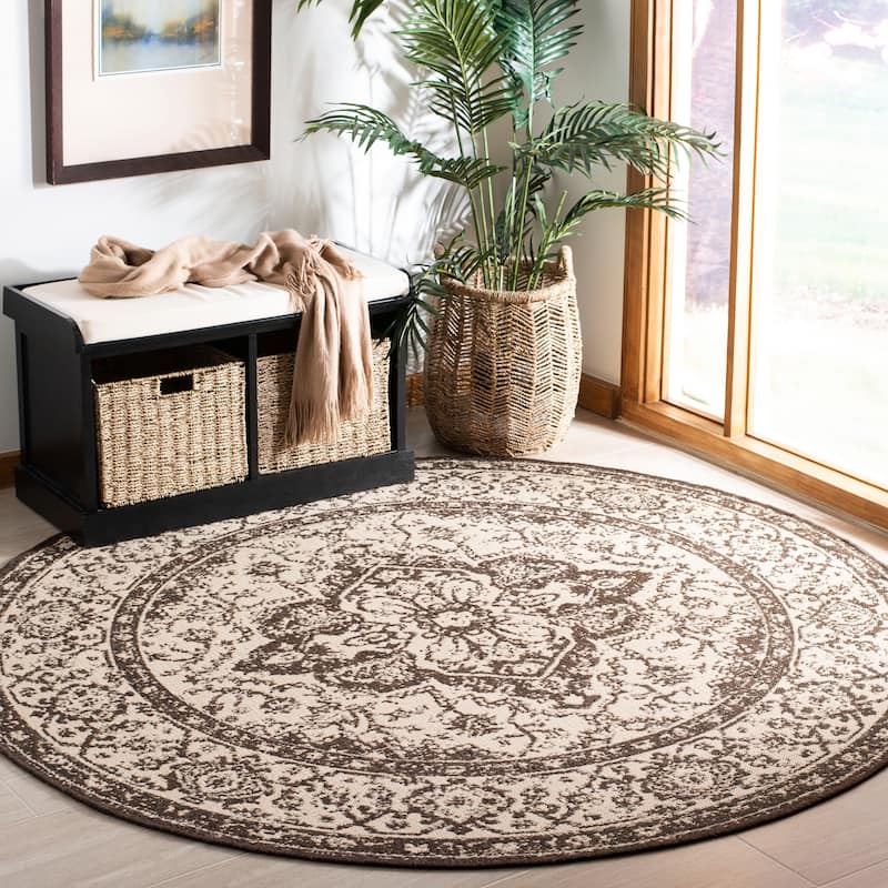 SAFAVIEH Linden Louann Indoor/ Outdoor Waterproof Patio Backyard Rug