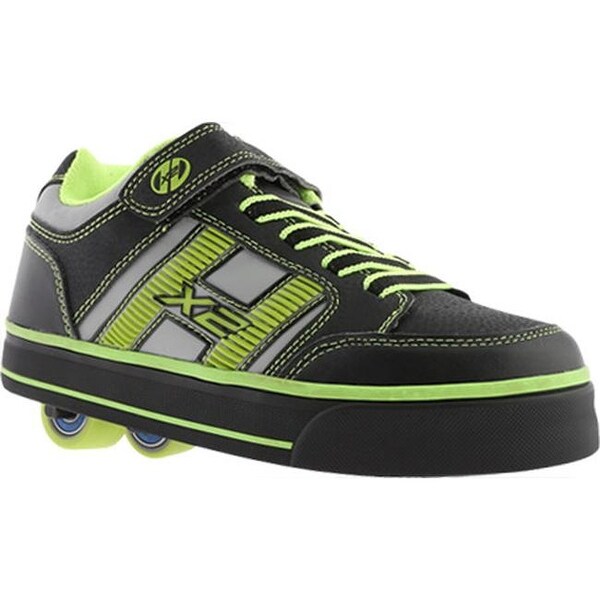 black and green heelys