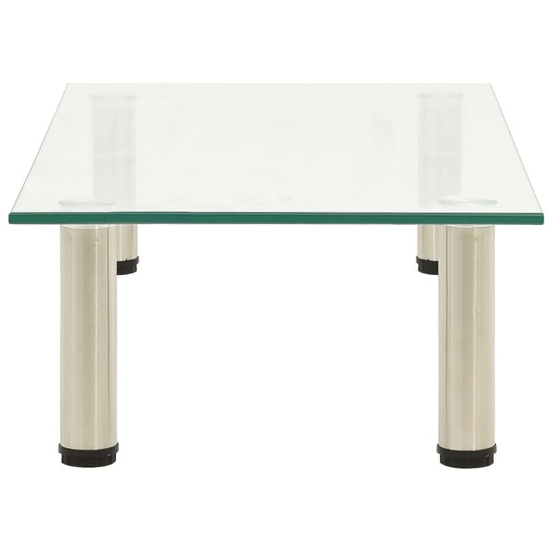 vidaXL TV Stand Entertainment Center HiFi Media Unit Furniture Tempered Glass