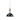 Willson Black Iron w/Antiqued Brass Dome Pendant Light - Black & Brass
