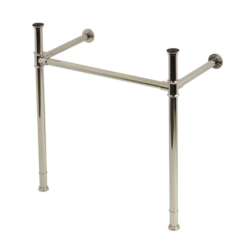 Kingston Brass VPB3428 Fauceture 28-1/2" Stainless Steel Console Stand - Polished Nickel