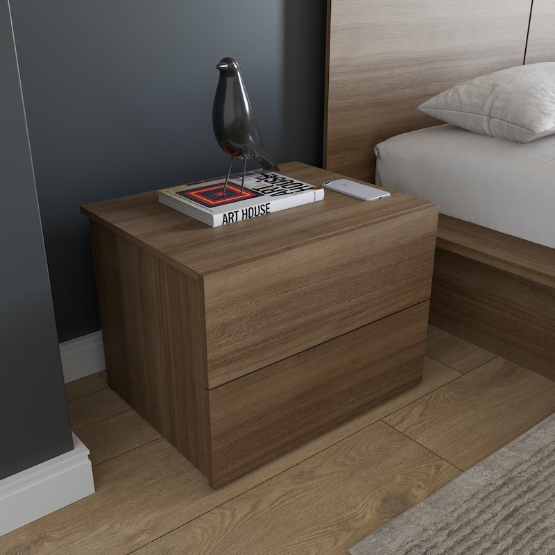James 2-drawer Nightstand