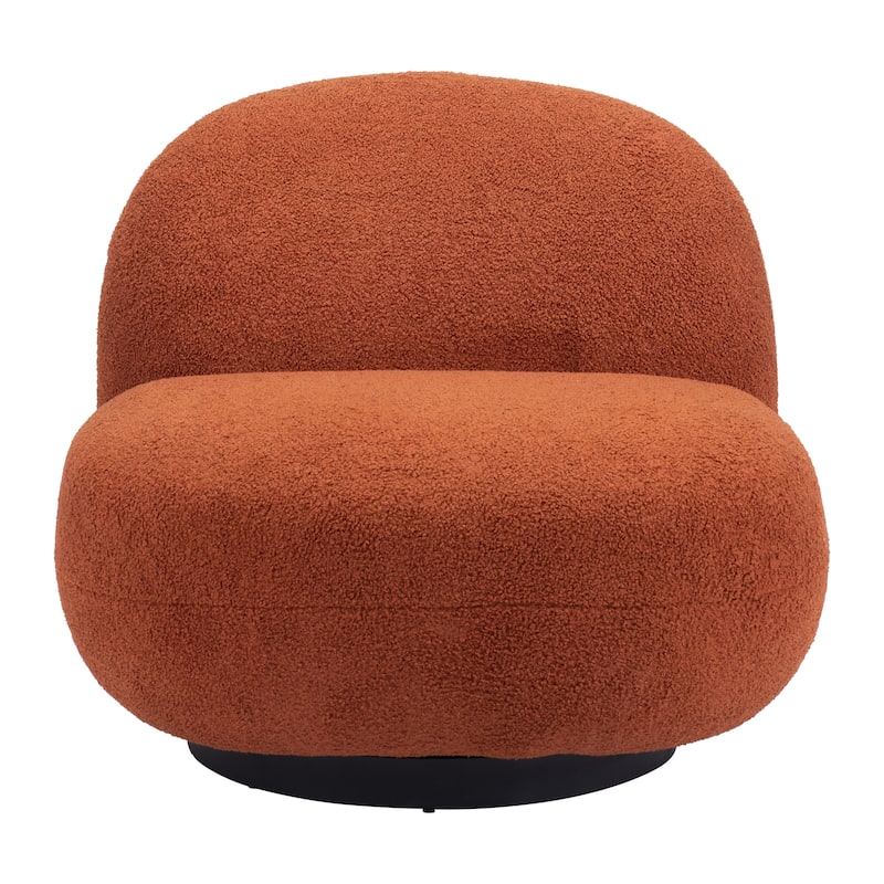 Myanmar Accent Chair Burnt Orange - 29.9" W x 31.5" D x 26.8" H