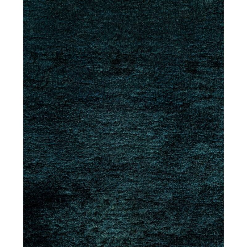 Overdyed One-of-a-Kind Hand-Knotted Area Rug - Green - 3' 3" x 5' 2"