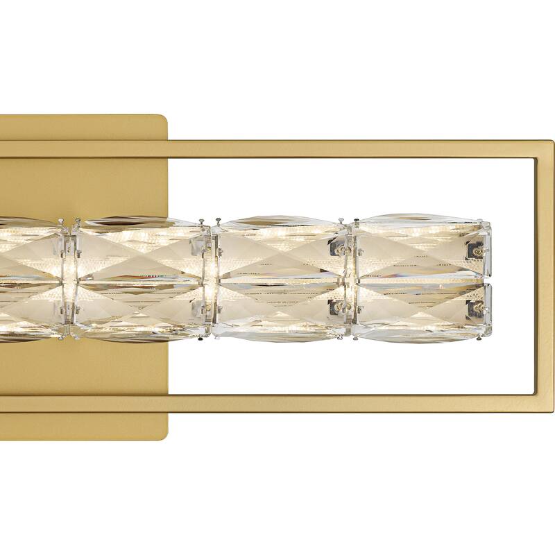 Dazzle Integrated LED Soft Gold Bath Light with CCT Switch