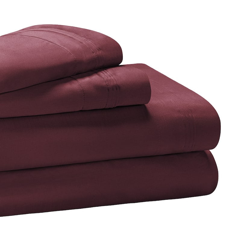 Superior Egyptian Cotton 650 Thread Count Deep Pocket Solid Sheet Set