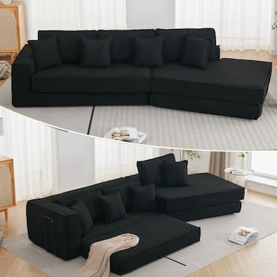 Luxury Sleeper Sofa Bed with Soft Cushion - Ultimate Comfort for Your Home