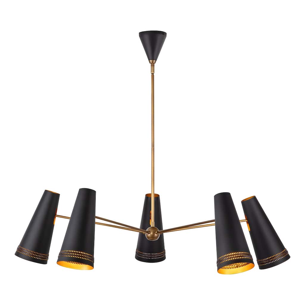 Alora Lighting CH342545 Brickell 3 Light 45" Wide Chandelier