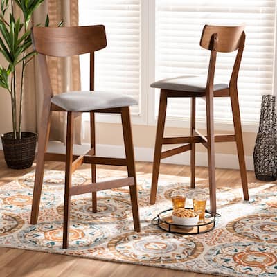 Cameron Modern and Contemporary Transitional 2-PC Bar Stool Set