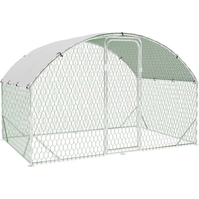 Upgrade Metal Chicken Coop Run, Waterproof and Anti-Uv
