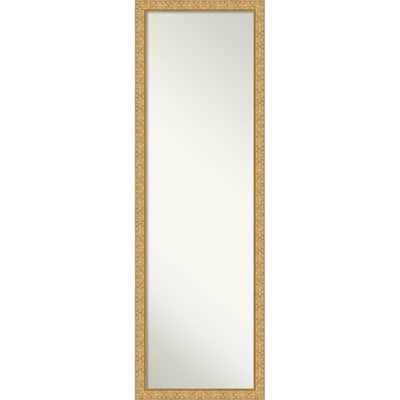 Lila Non-Beveled Wood Framed Full-Length On the Door Mirror