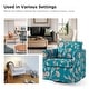 preview thumbnail 12 of 51, HULALA HOME Erkenbald Modern Slipcovered Swivel Chair with Reversible Cushion and Washable Cover
