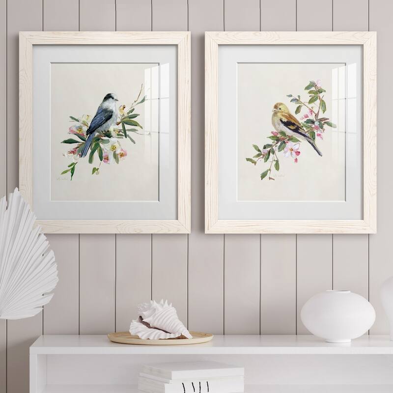 Spring Song Gray Jay-Premium Framed Print - Ready to Hang