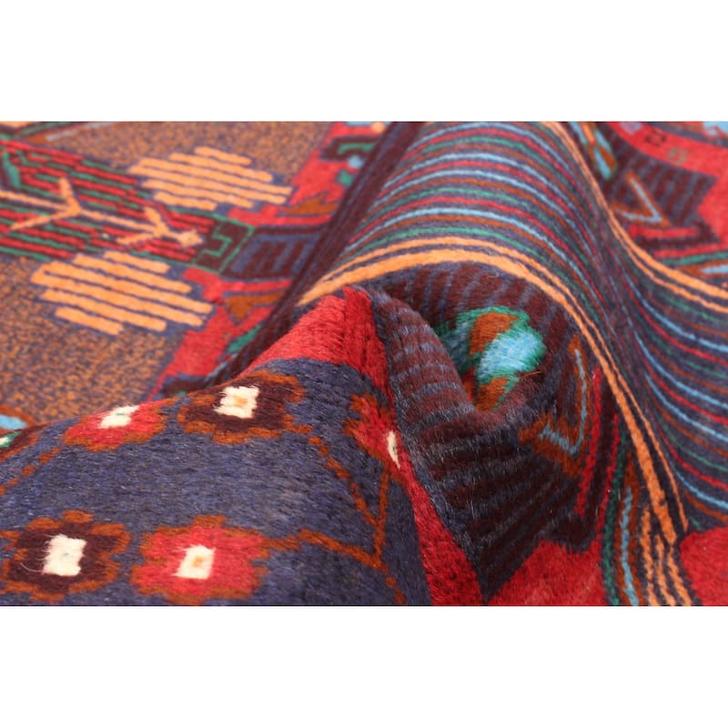 ECARPETGALLERY Hand-knotted Teimani Red Wool Rug - 2'8 x 4'6