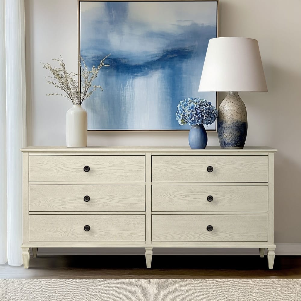 Madison Park Signature Victoria 6-drawer wood dresser (70")