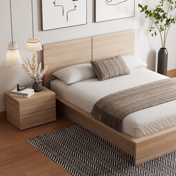 James 3 Piece Bedroom Set with Bed Headboard and Nightstand On Sale Bed Bath Beyond 39896401