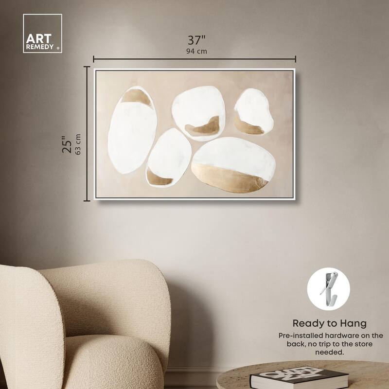 Gilded Cairn II Canvas by Art Remedy