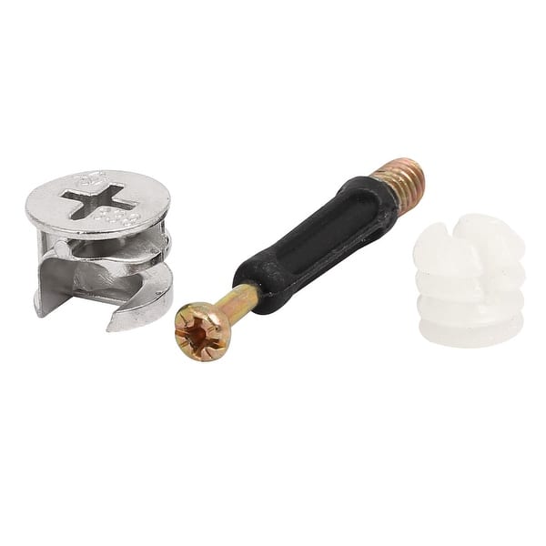 Furniture Cabinet Screw Fittings Connecting Bolts Cam Dowel Connection Wheel Nut 20 Set Overstock 28733510