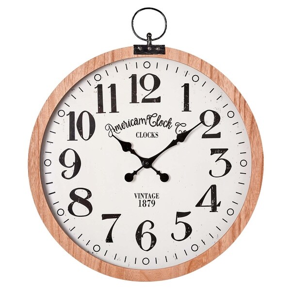 American Clock Co. Vintage Pocket Watch Wall Clock - Bed Bath