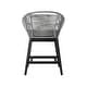 preview thumbnail 66 of 69, Tutti Frutti Solid Eucalyptus Wood and Rope Outdoor Patio Counter or Bar Height Barstool