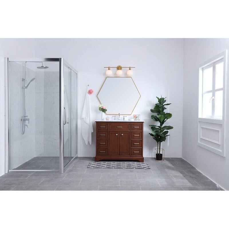 Camille 3-Light Frosted Glass Wall Sconce