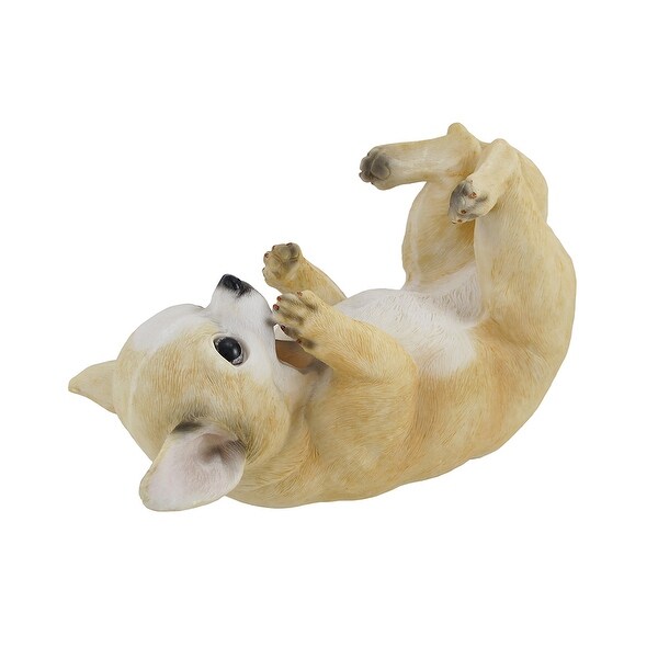 Chihuahua Dog Tabletop Single Wine Bottle Holder Display - 6.25 X 9.5 X 4.5 inches