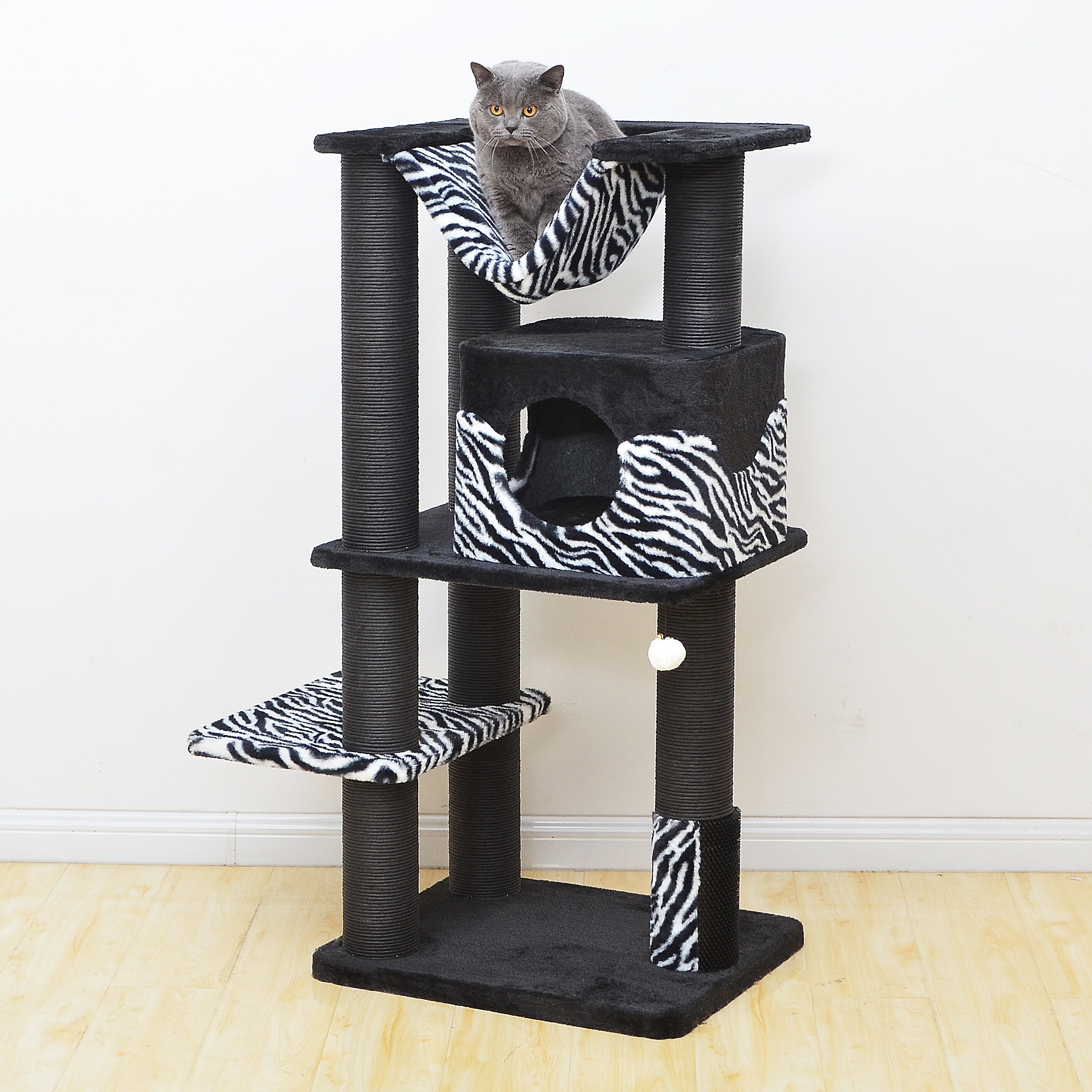 cat condo with hammock