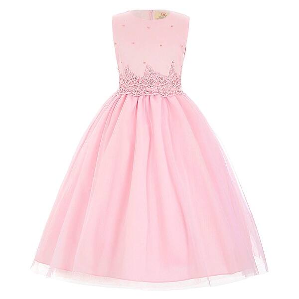 Shop Grace Karin Light Pink Girls Size 11 12 Sleeveless Beaded