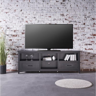 70.08'' TV Stand for Living Room and Bedroom, with 2 Drawers and 4 High-Capacity Storage Compartment