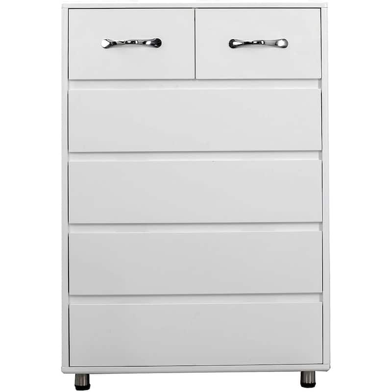 Merax 6-drawer Chest, Tall Bedroom Storage Chest