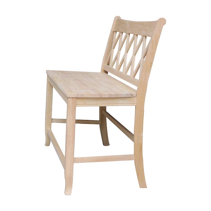 Double X-Back Bench - 24" Seat Height