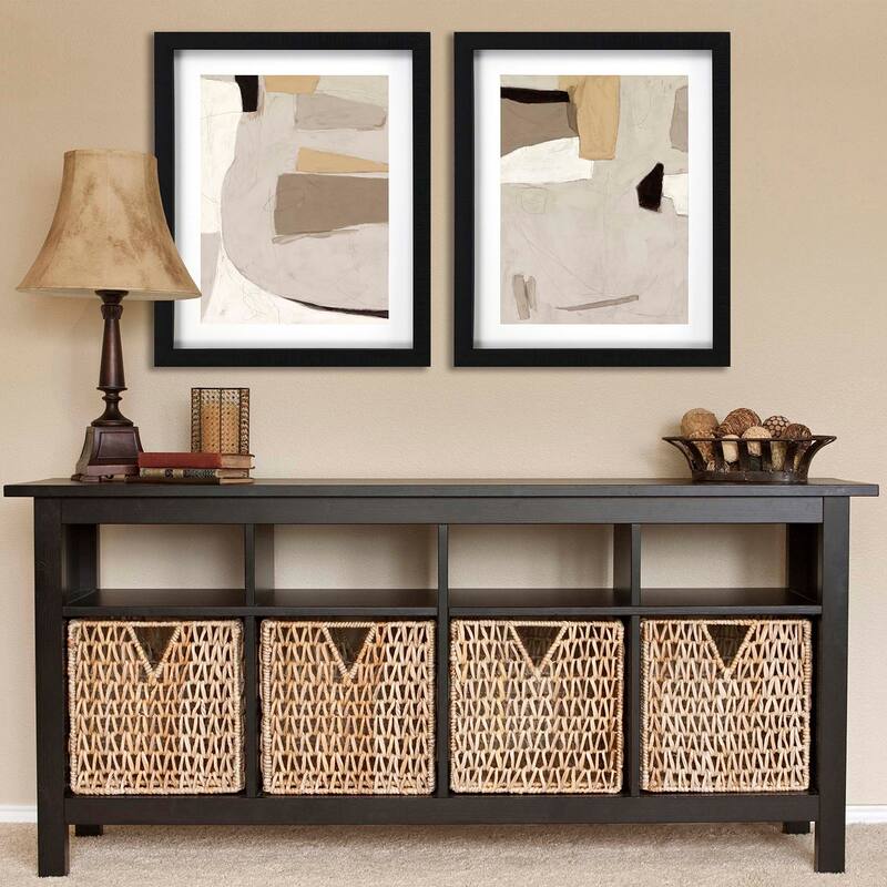 Yukon II S/2 Framed Art Giclee Under Glass - Brown