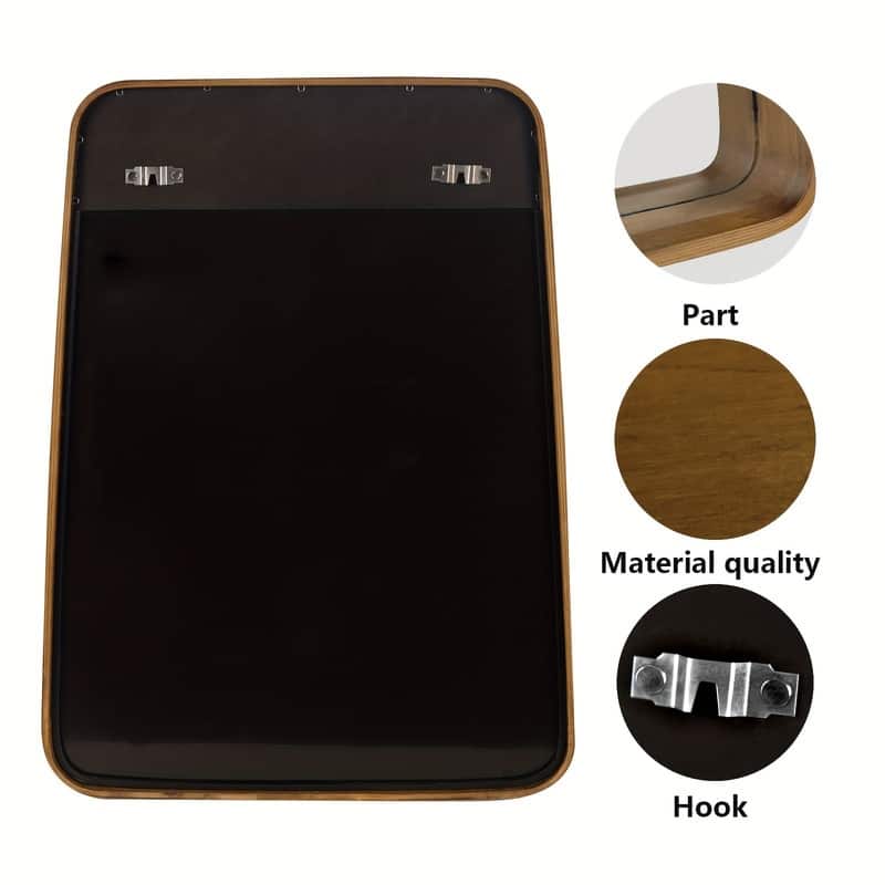 1 Piece Multifunctional Vanity Mirror with Shelf - 18"x24"