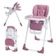 preview thumbnail 13 of 17, Foldable Baby High Chairs, Multifunctional Infant Highhairs with Adjustable Height Purple