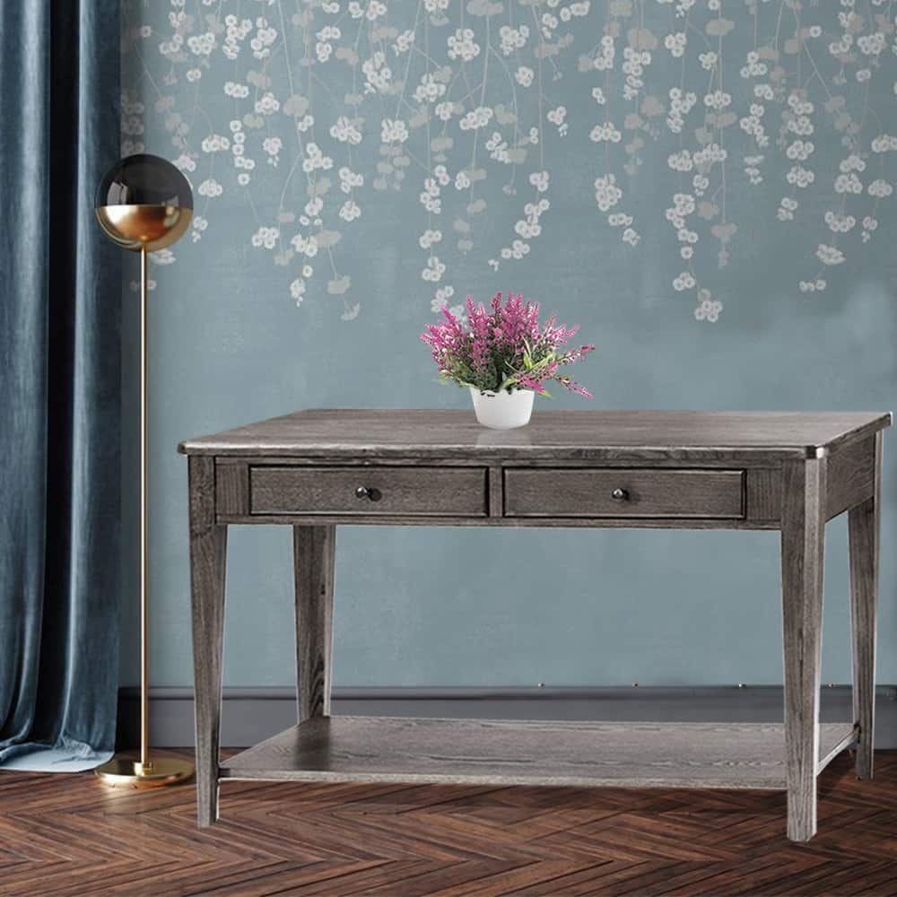 Chromcraft Peter Revington Console Table in Gray Finish