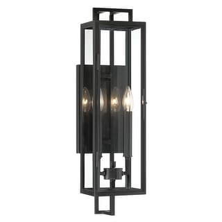 The Great Outdoors 73330 Knoll Road 2 Light 23" Tall Outdoor Wall