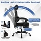 preview thumbnail 4 of 4, Mesh Office Chair Ergonomic Desk Chair with Retractable Footrest