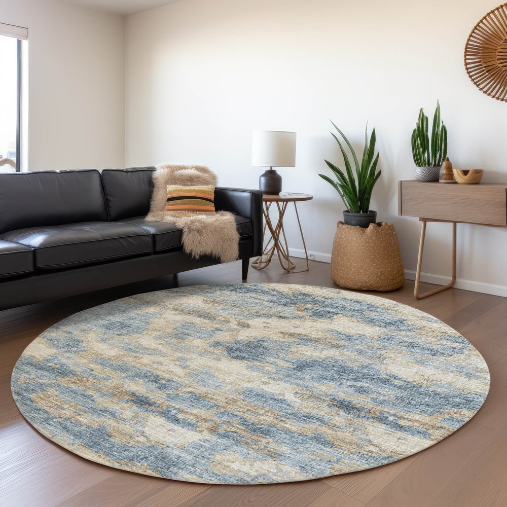 Premium Washable Super Soft Abstract Camo Mayfield Rug